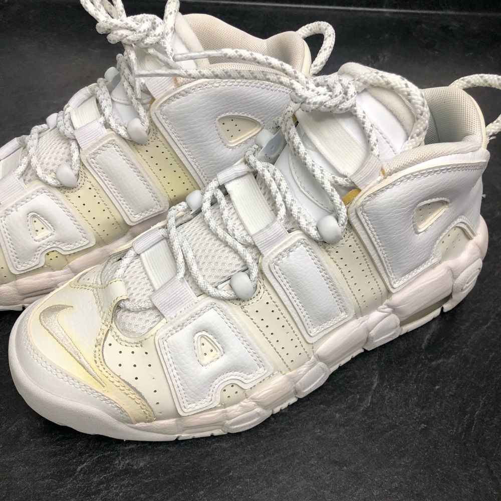 Nike Air Uptemo Pippins White 7Y Women’s 8